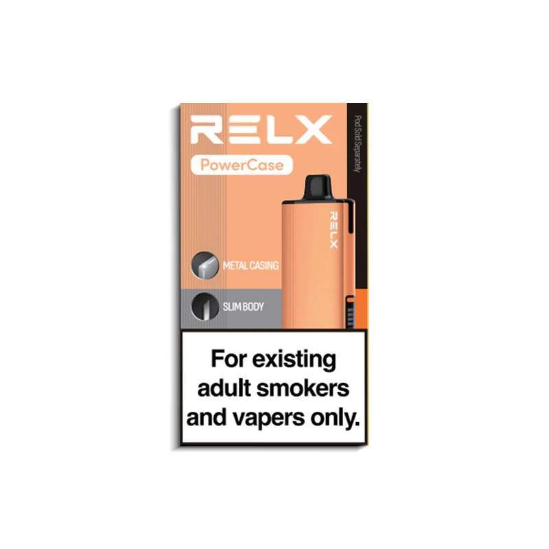 RELX悅刻X-BOX換彈式主機PowerCase16000口煙彈專用主機-橘色展示 RELX悅刻X-BOX換彈式主機PowerCase16000口煙彈專用主機-橘色展示