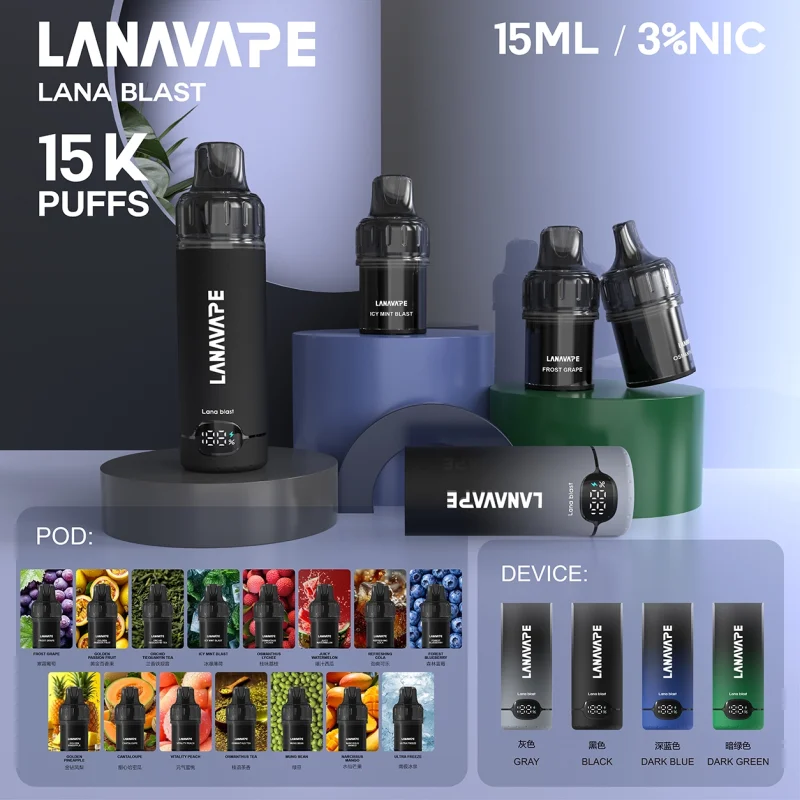 LANA 15000口 一次性電子煙 拋棄式現貨